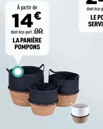 La panière pompons