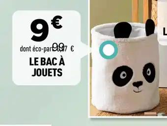 Le bac à jouets