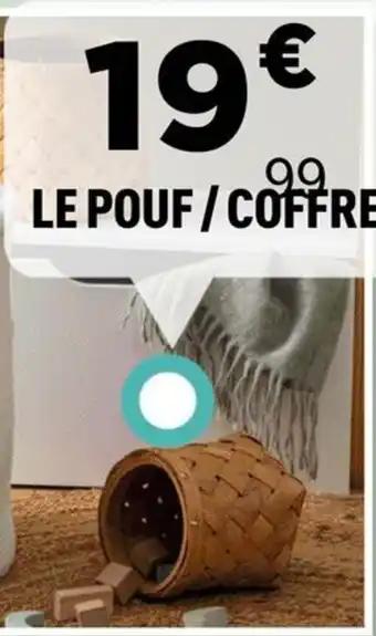 Le pouf / coffre