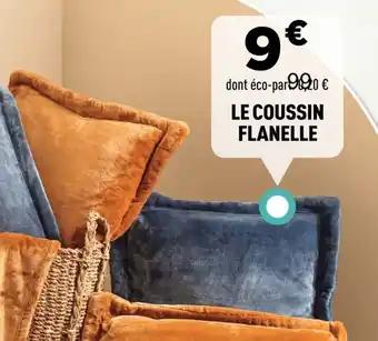 Le coussin flanelle