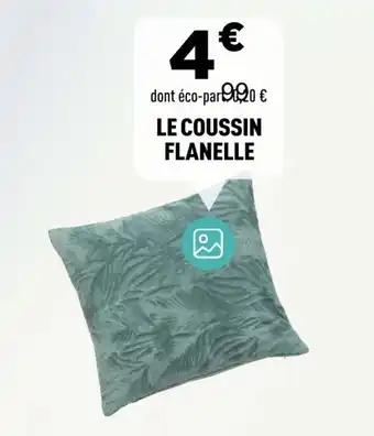 Le coussin flanelle