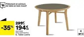 Table Laelia