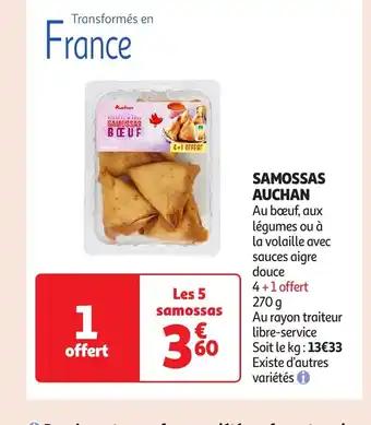 AUCHAN Samossas 270 g