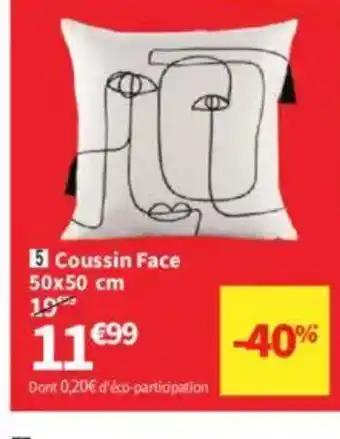 Coussin Face