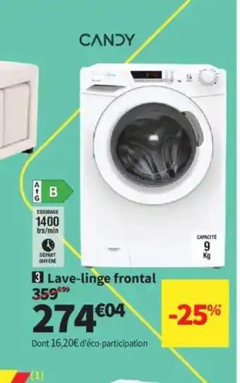 Lave-linge frontal