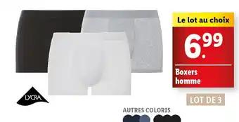 LYCRA Boxers homme