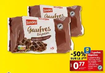 5 gaufres liégeoises