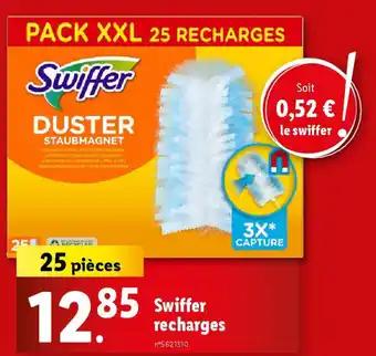 SWIFER recharges 25 pièces