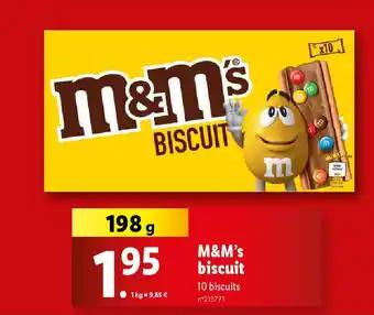 M&M's biscuit 198 g