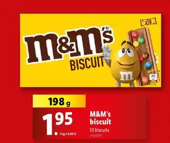 M&M's biscuit 198 g