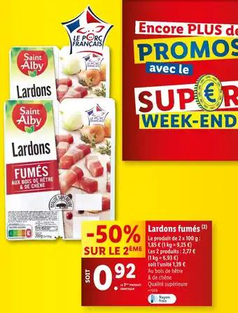 Saint Alby Lardons fumés