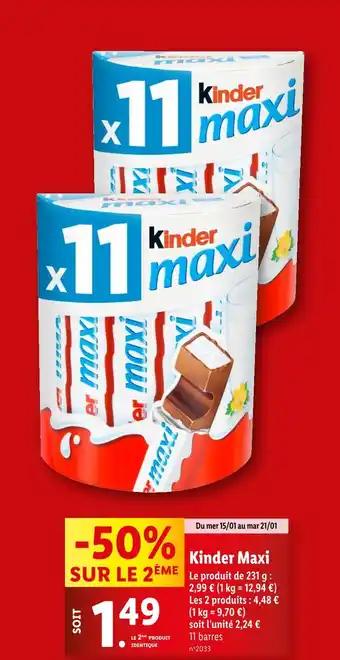 Kinder Kinder Maxi