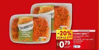 Carottes rapées