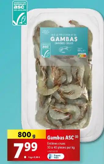 Gambas ASC 800 g