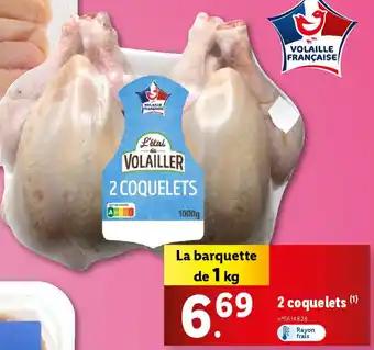 2 coquelets 1 kg 