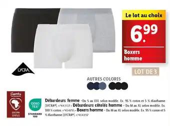 LYCRA. Boxers homme