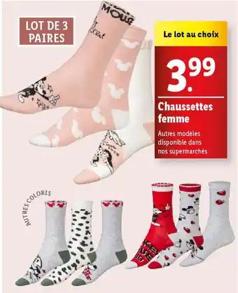 Chaussettes femme