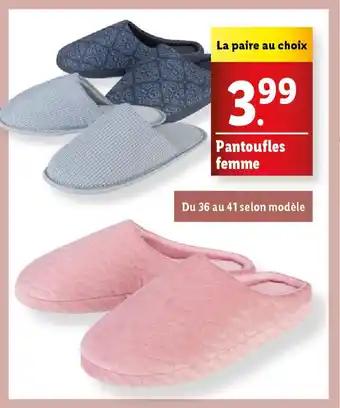 Pantoufles femme