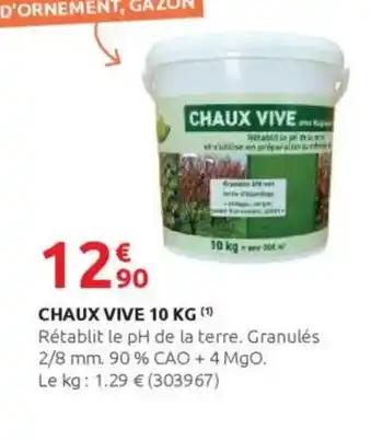 Chaux vive 10 kg