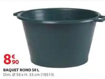 Baquet rond 50 l