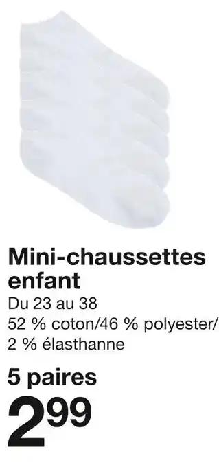 Mini-chaussettes enfant