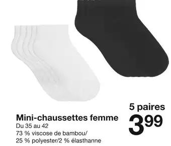 Mini-chaussettes femme