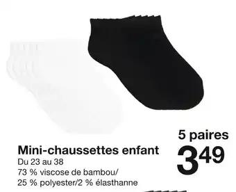 Mini-chaussettes enfant