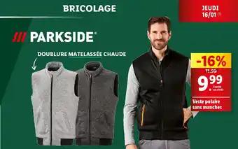 Veste polaire sans manches