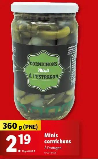 Minis cornichons 360 g 
