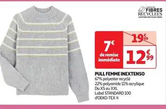 Pull femme inextenso