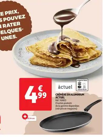 Crêpière en aluminium