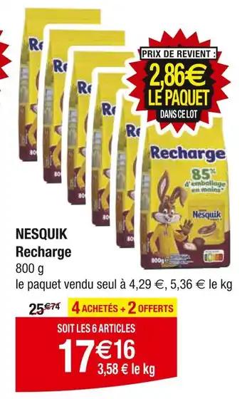 Nesquik recharge