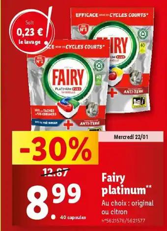 FAIRY platinum