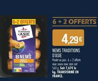 TRADITIONS D’ASIE Nems