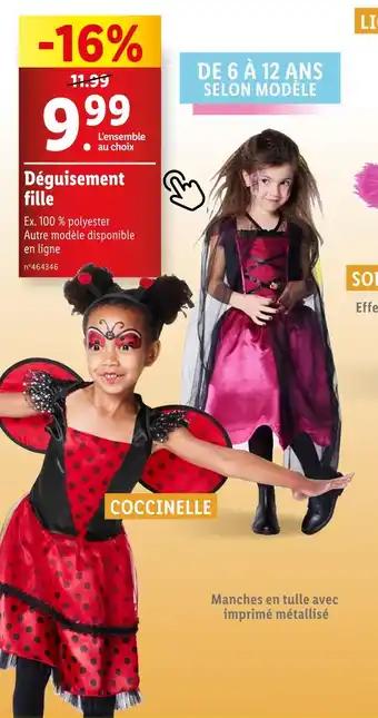 Déguisement fille