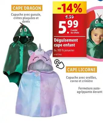 Déguisement cape enfant