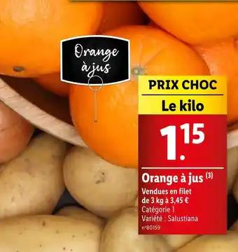 Orange à jus