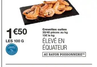 Crevettes cuites 100 g 