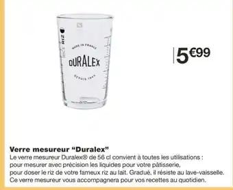DURALEX Verre mesureur