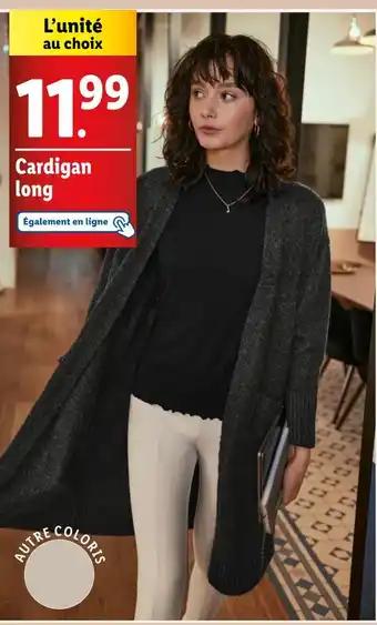 Cardigan long