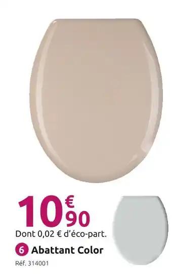 Abattant Color