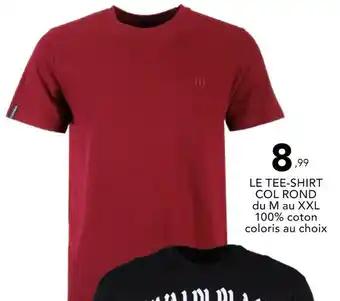 Le tee-shirt col rond