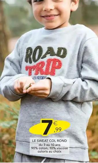 Le sweat col rond