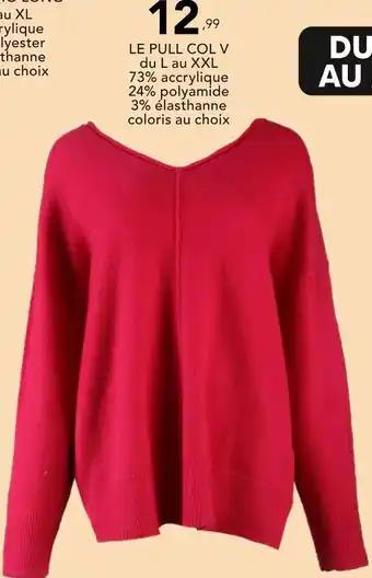 Le pull col v