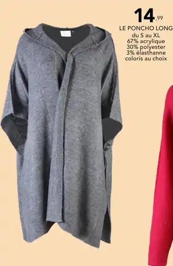 Le poncho long