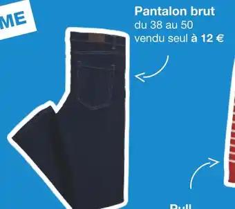 Pantalon brut