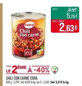 Cora Chili con carne