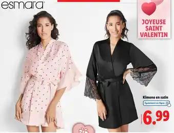 esmara Kimono en satin