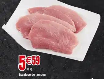 Escalope de jambon