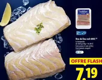 Dos de lieu noir MSC 1 kg 